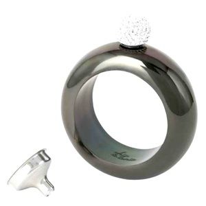 NIBX CHIC & TONIC🍸 BANGLE FLASK DELUXE CHROME COLLECTION, OS, BNIBX